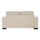 Shop Lionel White Cotton Fabric Down-filled Loveseat by iNSPIRE Q ...
