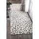 nuLOOM Grey Modern Leopard Spotted Area Rug - Thumbnail 7