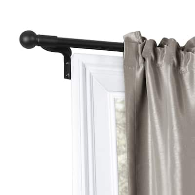 Maytex Smart Rods Easy Install No Measuring Window Cafe Rod