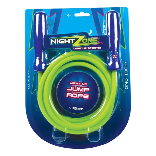 Shop Toysmith Nightzone Green or Purple Light-up Jump Rope