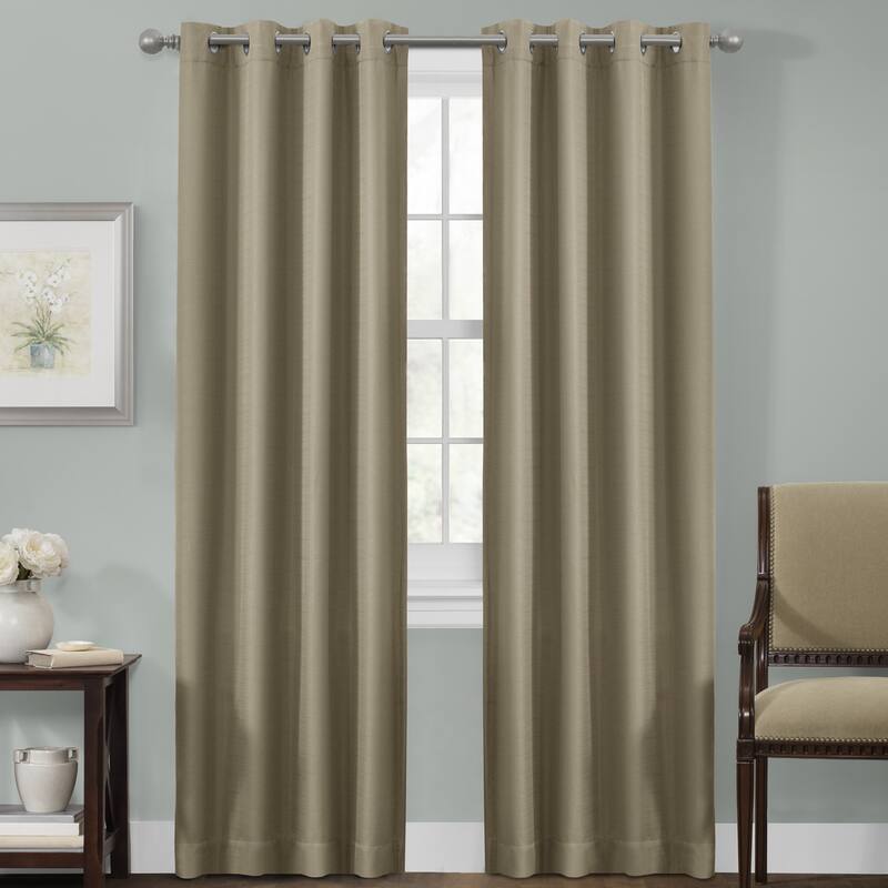 Maytex Smart Curtains Sheridan Blackout 84-inch Window Panel