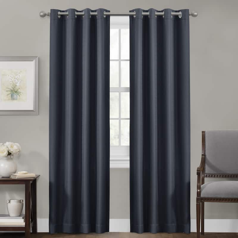 Maytex Smart Curtains Sheridan Blackout 84-inch Window Panel