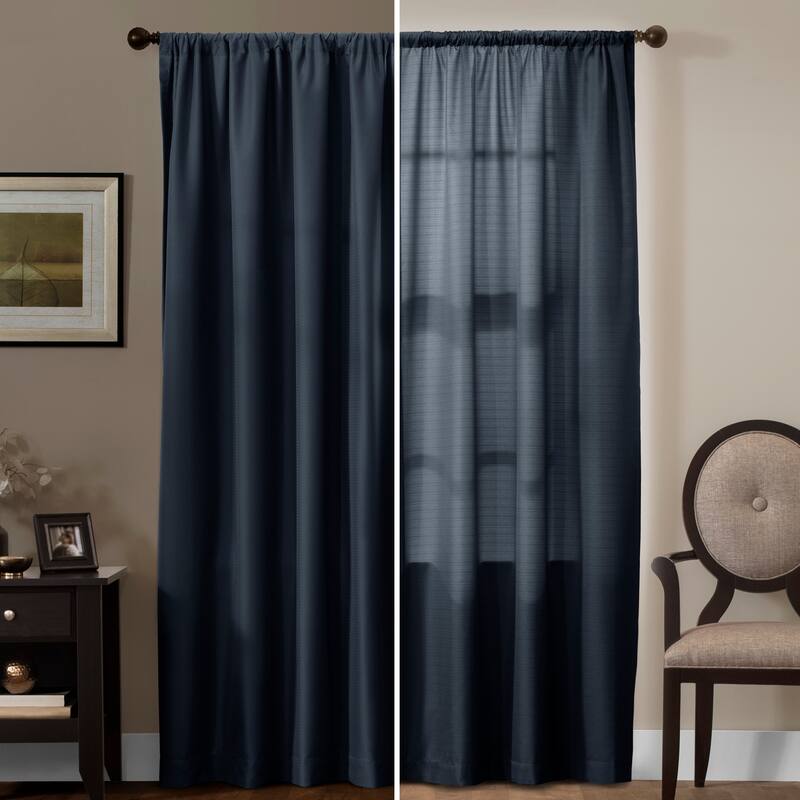 Maytex Smart Curtains Julius 100 Percent Blackout Window Curtain