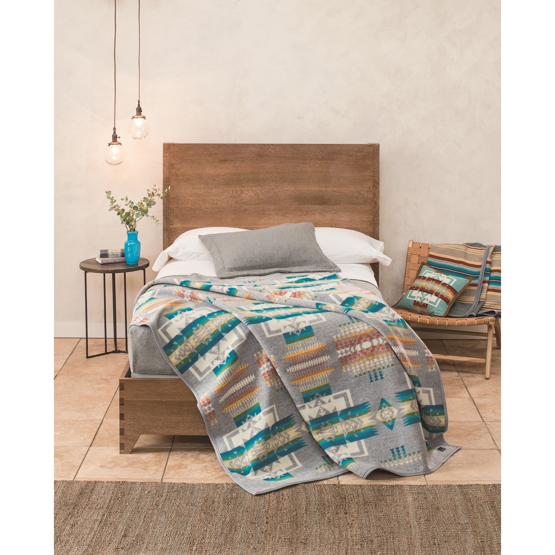 Pendleton Chief Joseph Grey King Blanket Bed Bath Beyond