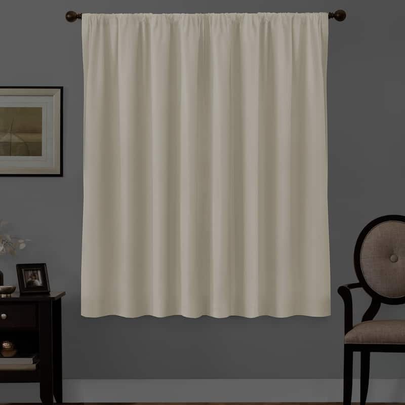 Maytex Smart Curtains Julius 100 Percent Blackout Window Curtain Panel