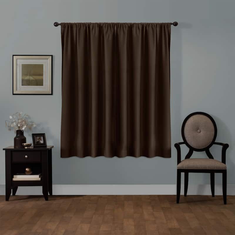 Maytex Smart Curtains Julius 100 Percent Blackout Window Curtain Panel