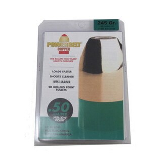 Powerbelt Bullets Copper Hollow Point 50 Caliber Bullets (Per 20) 245 Gr