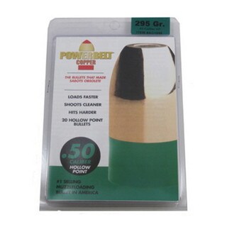 Powerbelt Bullets Copper Hollow Point 50 Caliber Bullets (Per 20) 295 Gr