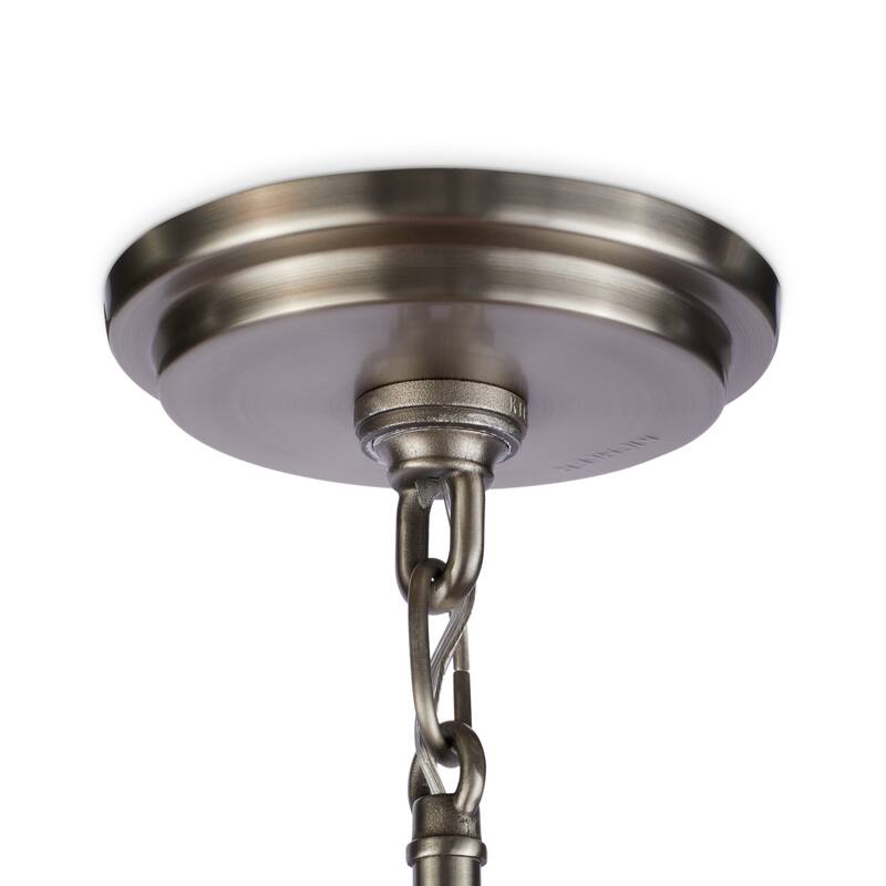 Kichler Lighting Grand Bank Collection 6-light Distressed Antique Gray Chandelier