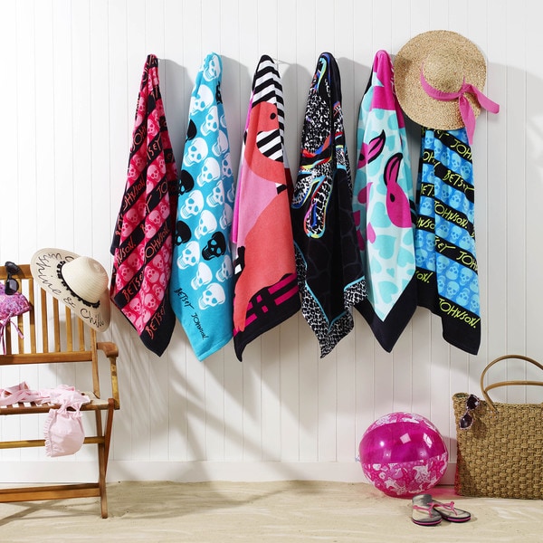 Betsey Johnson Skull Stripe Beach Towel Set Free Shipping On Betsey Johnson Skull Stripe Beach Towel Set Free Shipping On Orders Over 45 14333926