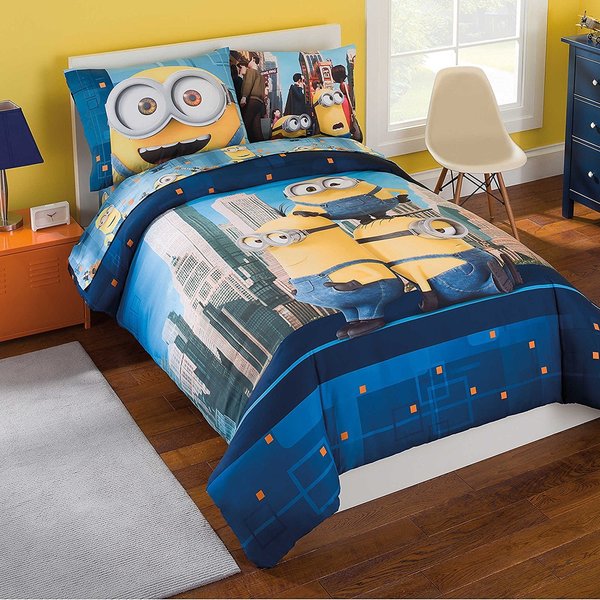 Shop Minions Twin 5-Piece Bed in a Bag with Sheet Set ...