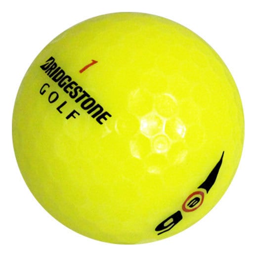 Bridgestone E6 Yellow Recycled Golf Balls (Pack of 12)