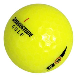 Bridgestone E6 Yellow Recycled Golf Balls (Pack of 12)