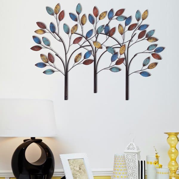 Adeco Steel Trees 3D Wall Decor - On Sale - Overstock - 14334861 Adeco Steel Trees 3D Wall Decor - On Sale - Overstock - 14334861