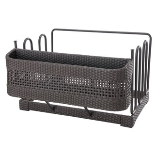 wicker pool float storage