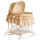 preview thumbnail 2 of 4, Dream On Me Willow Beige Metal and Fabric Bassinet