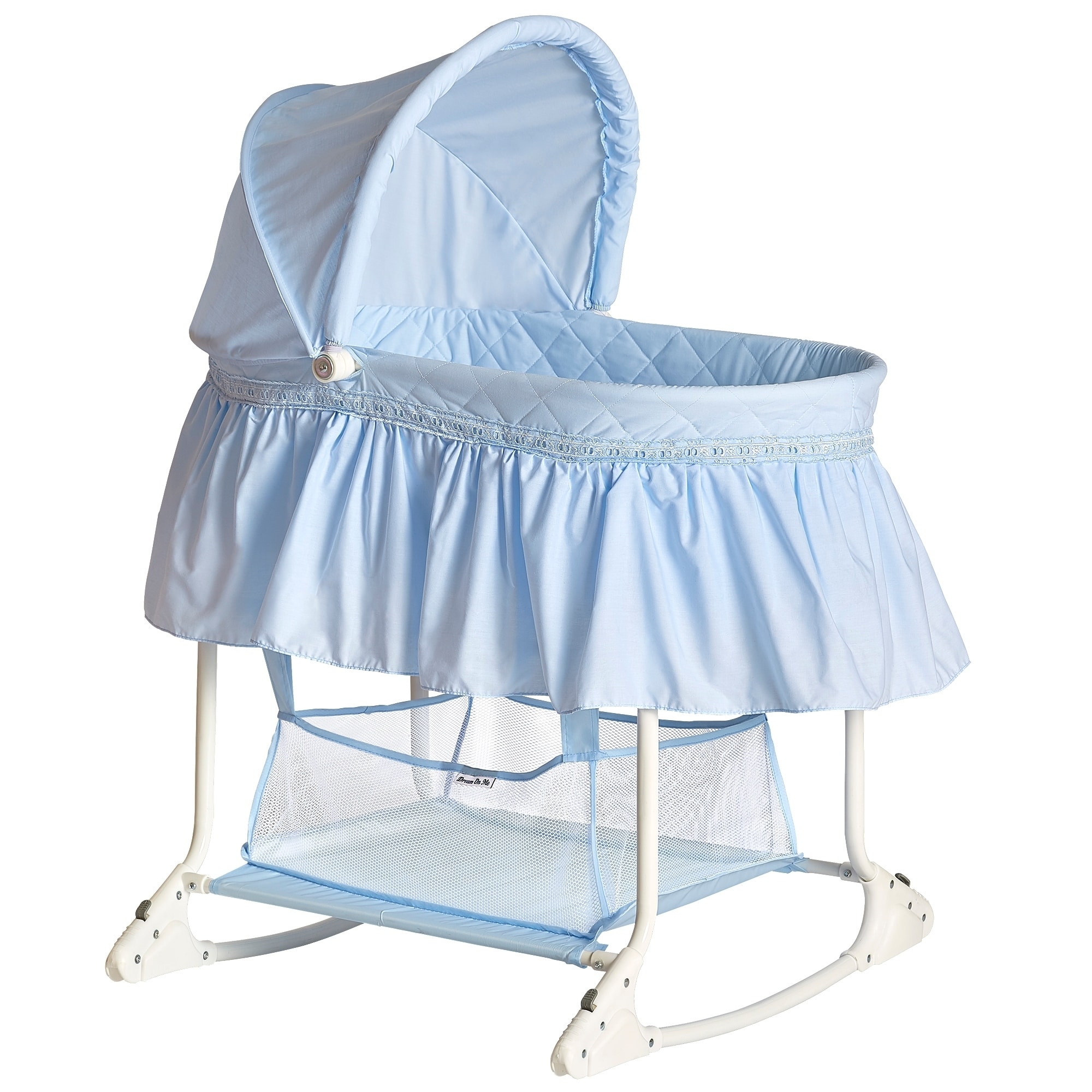 Dream on Me Willow Sky Blue Bassinet buybuy BABY 14335440