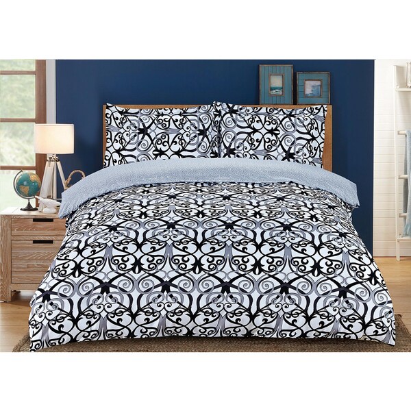 Lauren Taylor - Joni 3pc Printed Duvet Cover Set