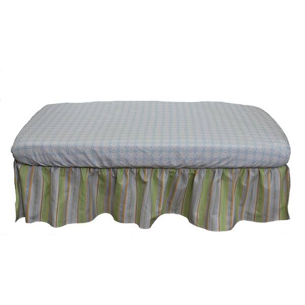 slide 1 of 4, Nurture Basix Neutral Stripe 2-piece Bedding Starter Set