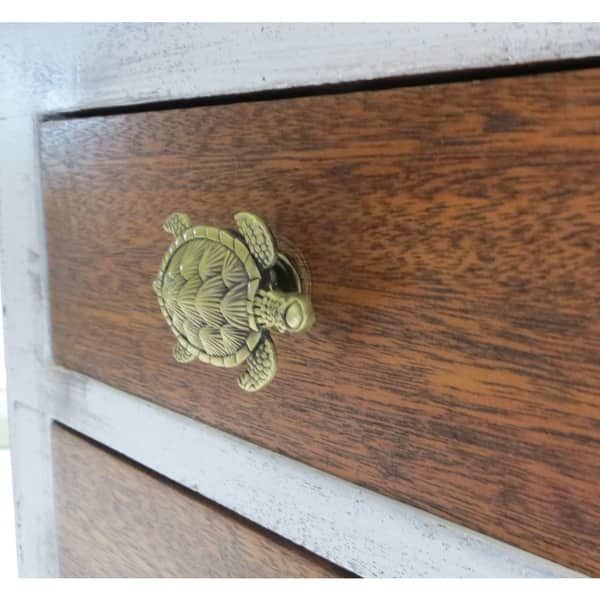 Shop Turtle Metal Dresser Drawer Cabinet Drawer Knobs Pack Of 6