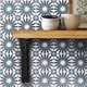 preview thumbnail 2 of 12, Handmade Alhambra in Black and Blue Tile, Pack of 12 (Morocco)