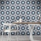 preview thumbnail 3 of 12, Handmade Alhambra in Black and Blue Tile, Pack of 12 (Morocco)