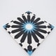 preview thumbnail 10 of 12, Handmade Alhambra in Black and Blue Tile, Pack of 12 (Morocco)