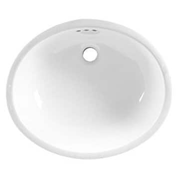 American Standard Ovalyn White Porcelain Undermount Bathroom Sink 9482.000.020