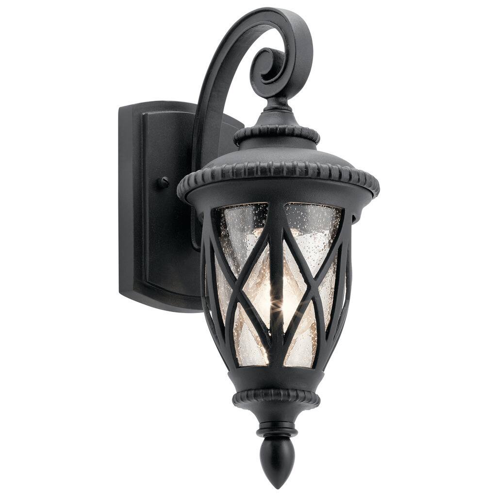 Kichler Lighting Admirals Cove Collection 1-light Textured Black Outdoor Wall Lantern