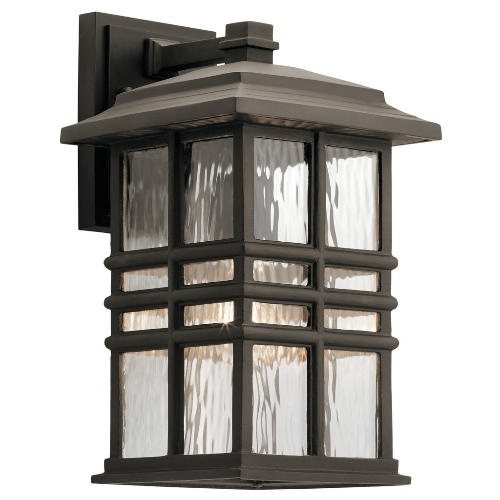 Kichler Lighting Beacon Square Collection 1-light Olde Bronze Outdoor Wall Lantern