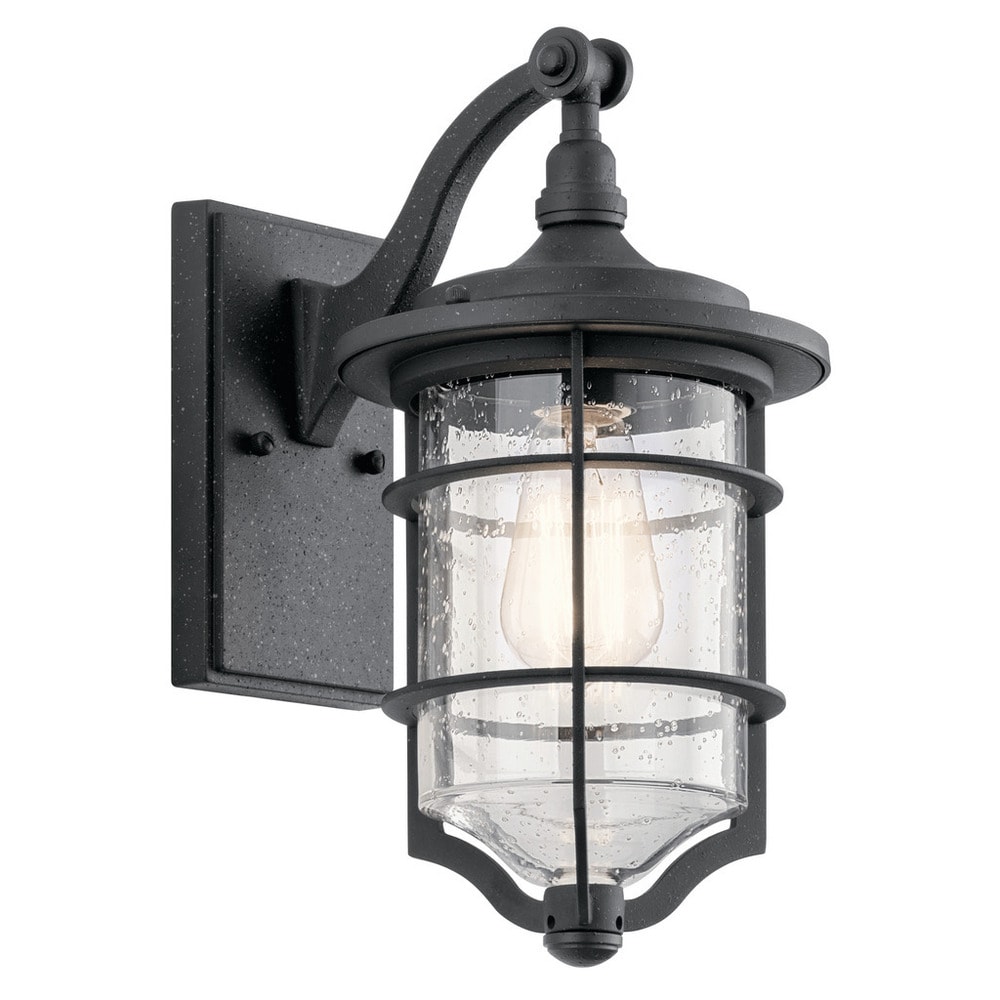 Kichler Lighting Royal Marine Collection 1-light Distressed Black Outdoor Wall Lantern