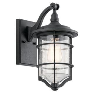Kichler Lighting Royal Marine Collection 1-light Distressed Black Outdoor Wall Lantern