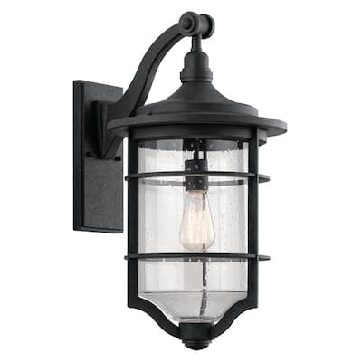 Kichler Lighting Royal Marine Collection 1-light Distressed Black Outdoor Wall Lantern