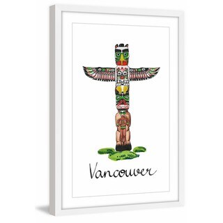 Marmont Hill - 'First Nations Totem Pole' Framed Painting Print - Bed ...