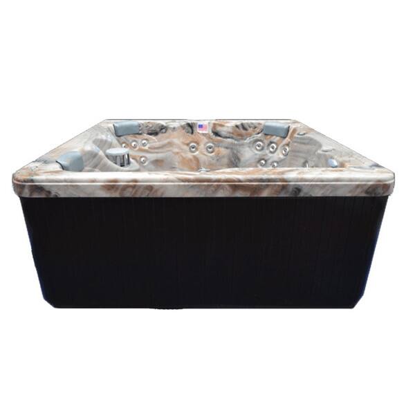 Home and Garden Spas 5-person Hot Tub 51-jet Spa with Ozone System - 80"x80"x34"