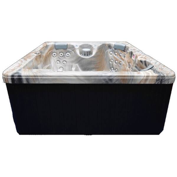 Home and Garden Spas 5-person Hot Tub 51-jet Spa with Ozone System - 80"x80"x34"