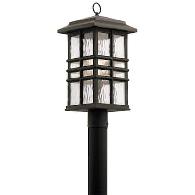 Kichler Lighting Beacon Square Collection 1-light Olde Bronze Outdoor Post Mount