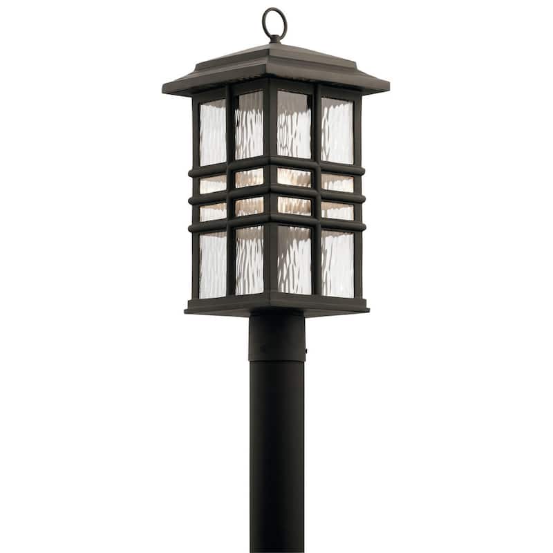 Kichler Lighting Beacon Square Collection 1-light Olde Bronze Outdoor Post Mount