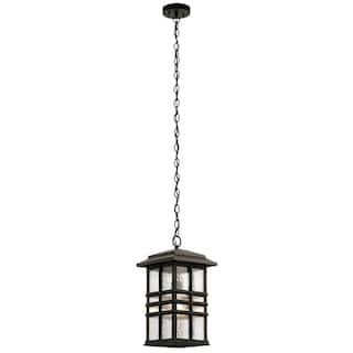 Kichler Lighting Beacon Square Collection 1-light Olde Bronze Outdoor Pendant