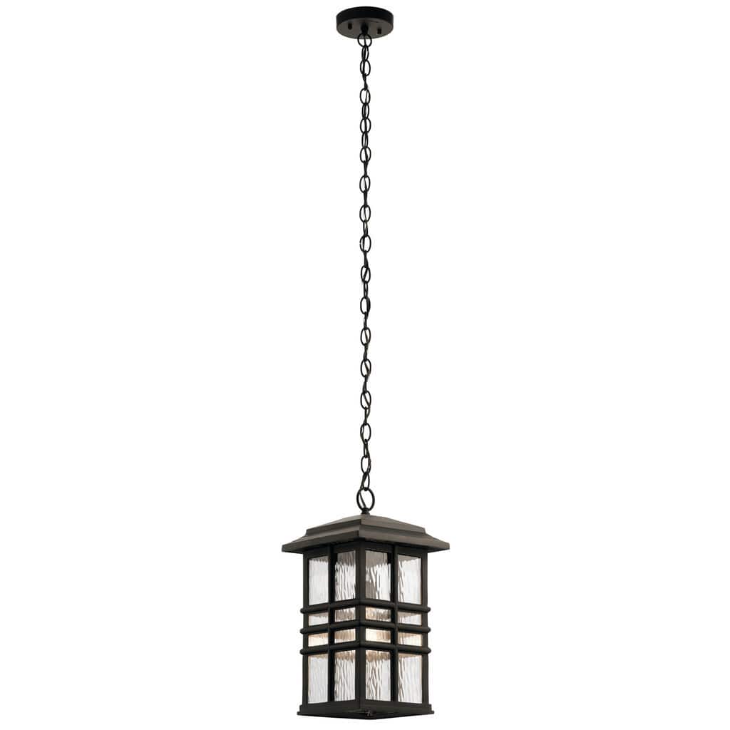 Kichler Lighting Beacon Square Collection 1-light Olde Bronze Outdoor Pendant