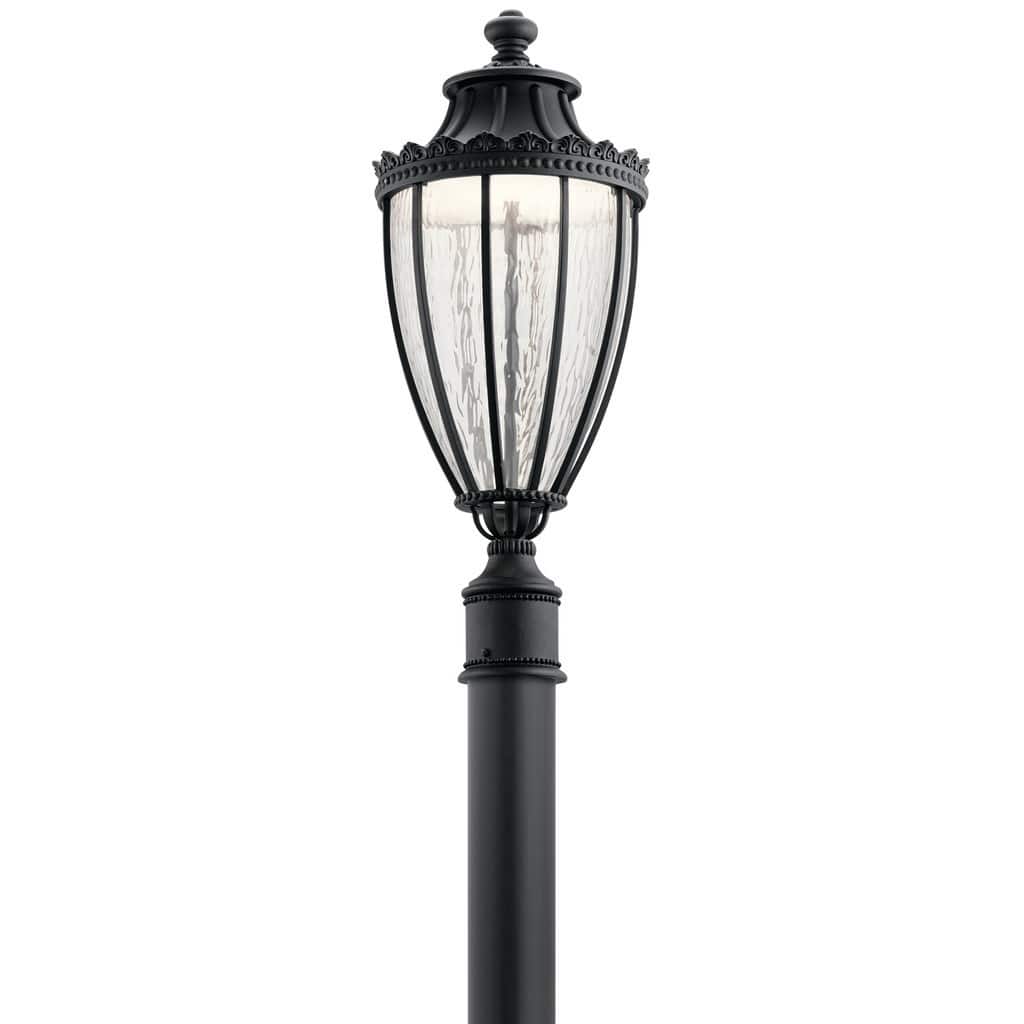 Kichler Lighting Wakefield Collection 1-light Textured Black LED Outdoor Post Mount