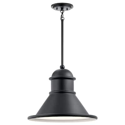 Kichler Lighting Northland Collection 1-light Black Outdoor Pendant