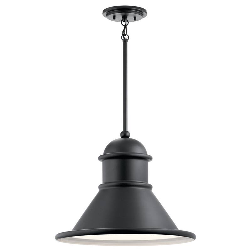 Kichler Lighting Northland Collection 1-light Black Outdoor Pendant