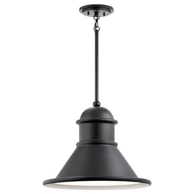 Kichler Lighting Northland Collection 1-light Black Outdoor Pendant