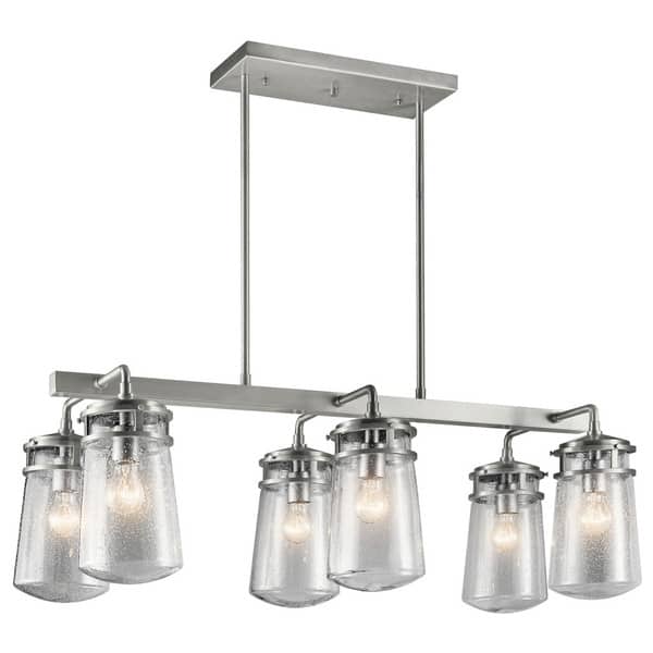 Kichler Lighting Lyndon Collection 6 Light Brushed Aluminum Kichler Lighting Lyndon Collection