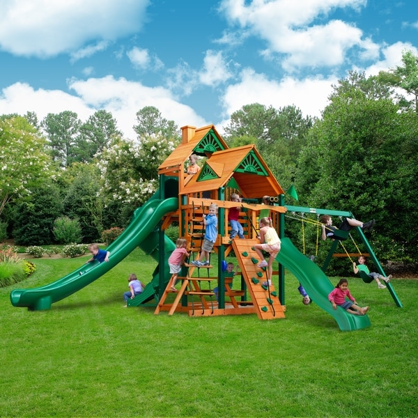 gorilla playsets big timber cedar swing set