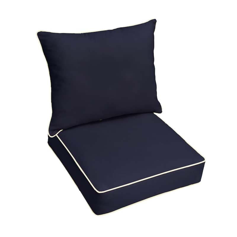 Sunbrella Indoor/ Outdoor Chair Cushion and Pillow Set