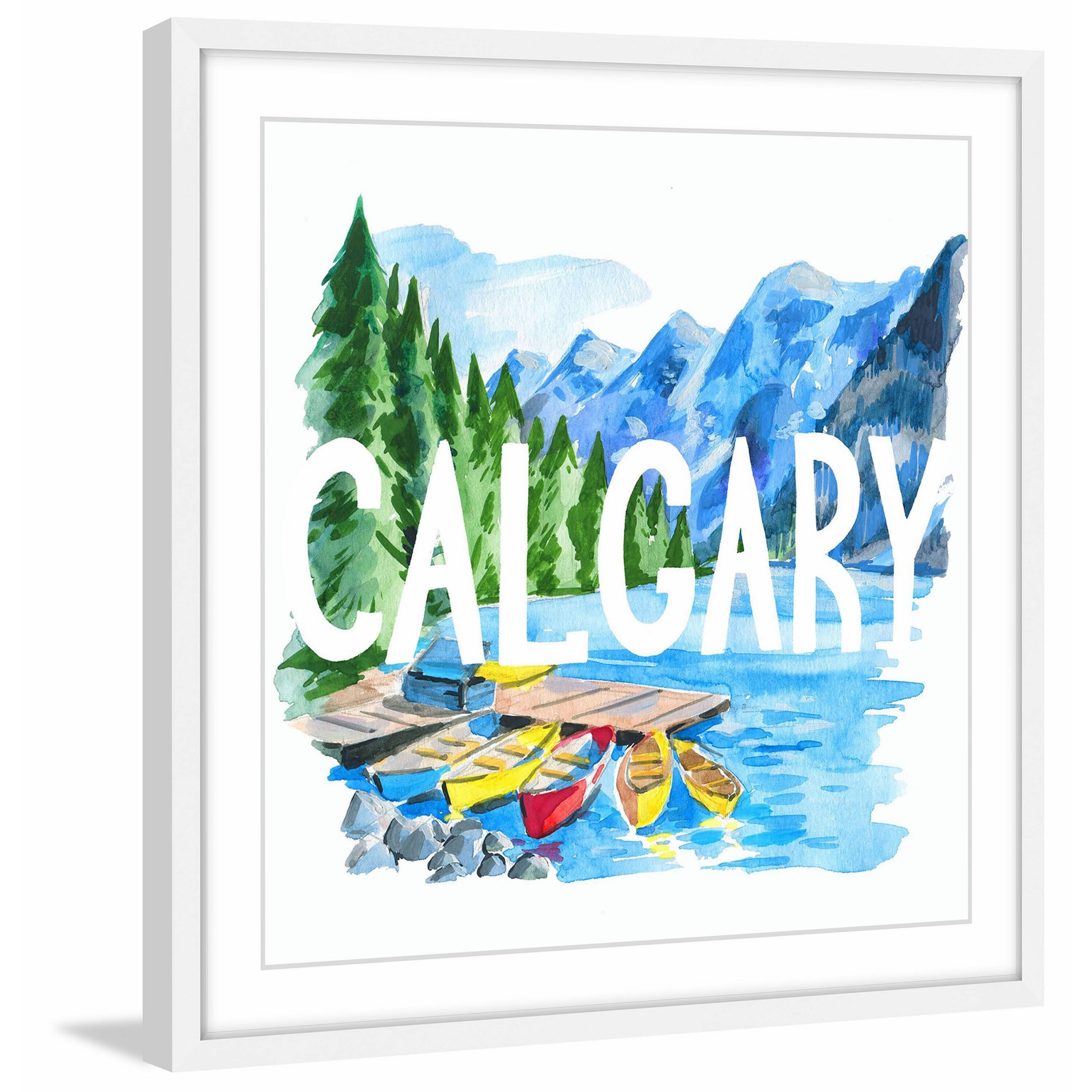 Marmont Hill 'Banff National Park (Calgary)' Framed Painting Print