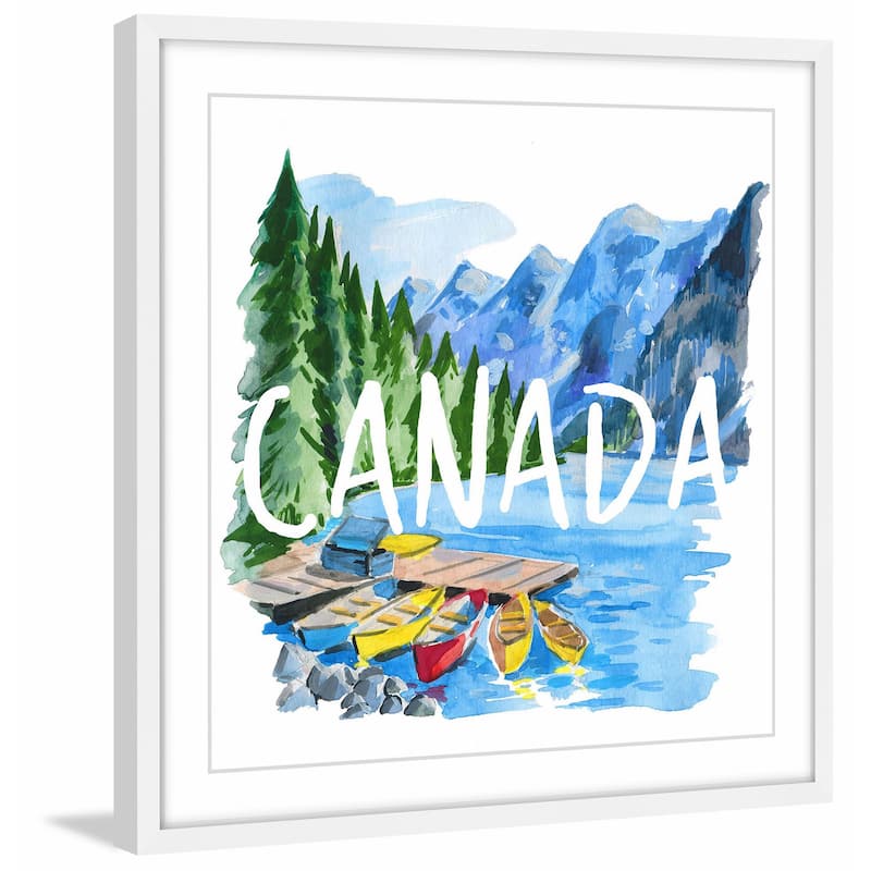 Marmont Hill - 'Banff National Park (Canada)' Framed Painting Print