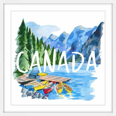 Marmont Hill - 'Banff National Park (Canada)' Framed Painting Print